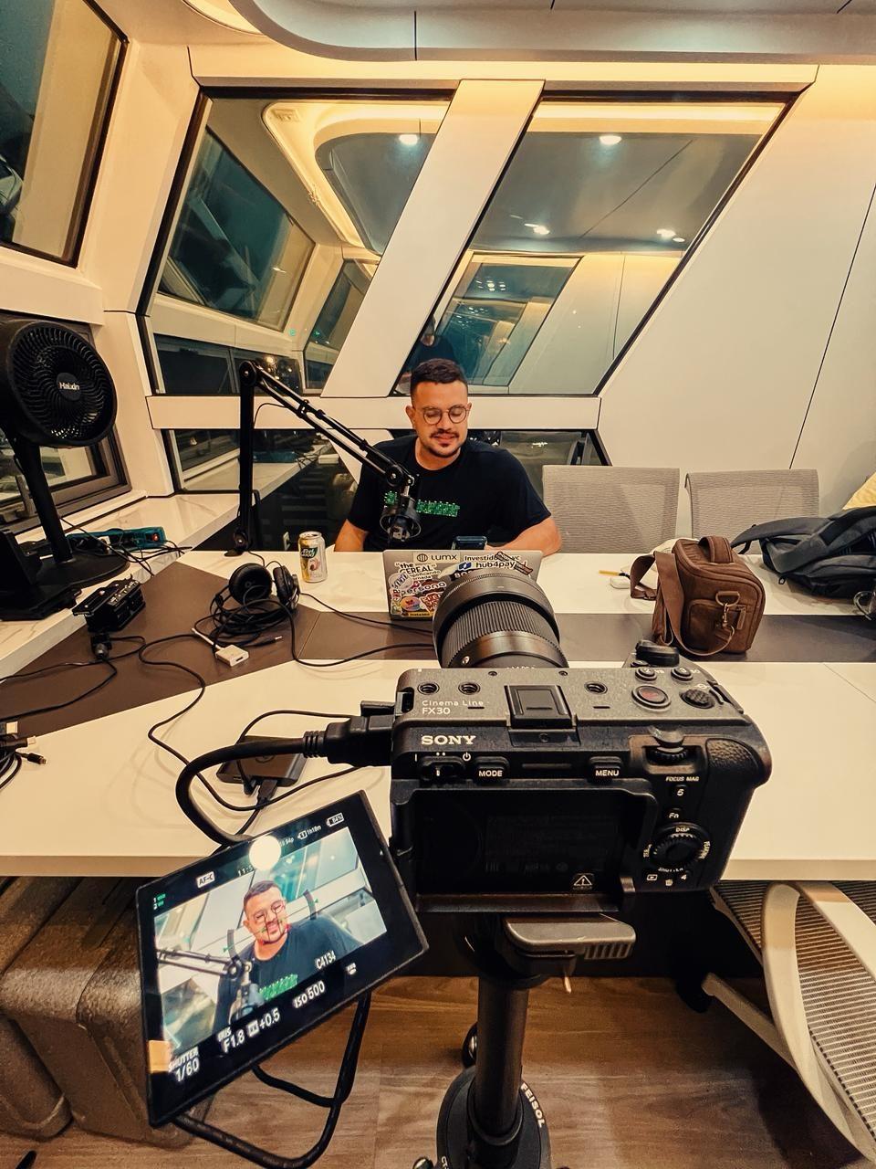 Sky Capsule da AI House Brasil, no Serena, em São Paulo